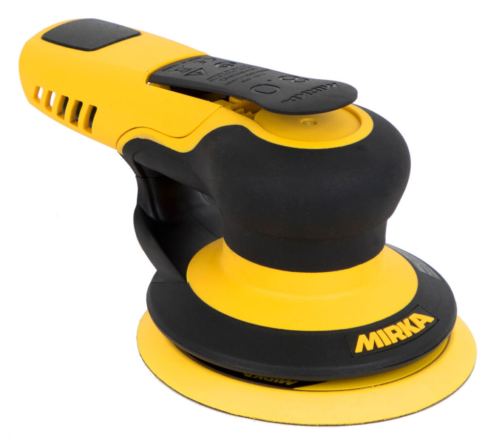 Mirka PROS 580NV – Rung lệch tâm khí nén, không hút bụi