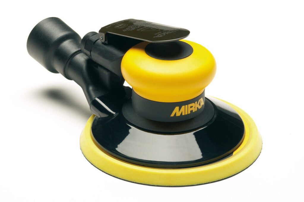 Mirka ROS 650CV – Rung lệch tâm khí nén, hút bụi trung tâm